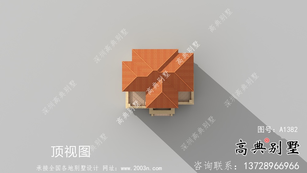 歐式風格復式結構三層住宅設計方案