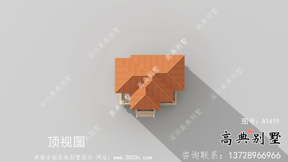 農村歐式風格三層別墅設計方案及效果圖
