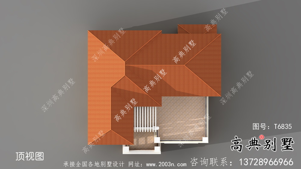 鄉村歐式三層小別墅設計圖紙