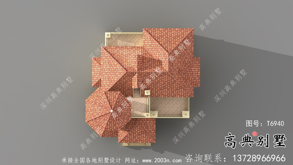 三層意大利風格住宅建筑設(shè)計方案圖