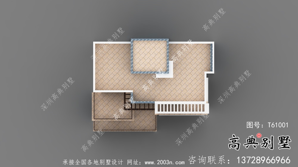 三層現代風格別墅建筑設計圖