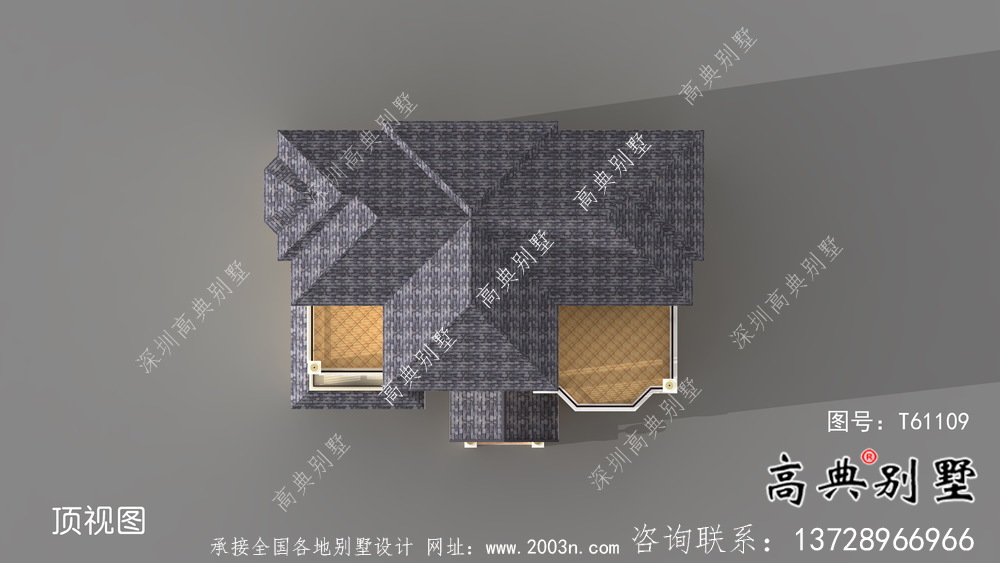 鄉村歐式三層別墅效果圖大全