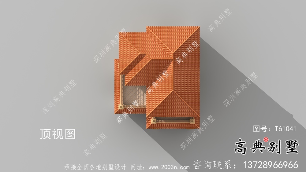 三層意大利風(fēng)格別墅效果圖
