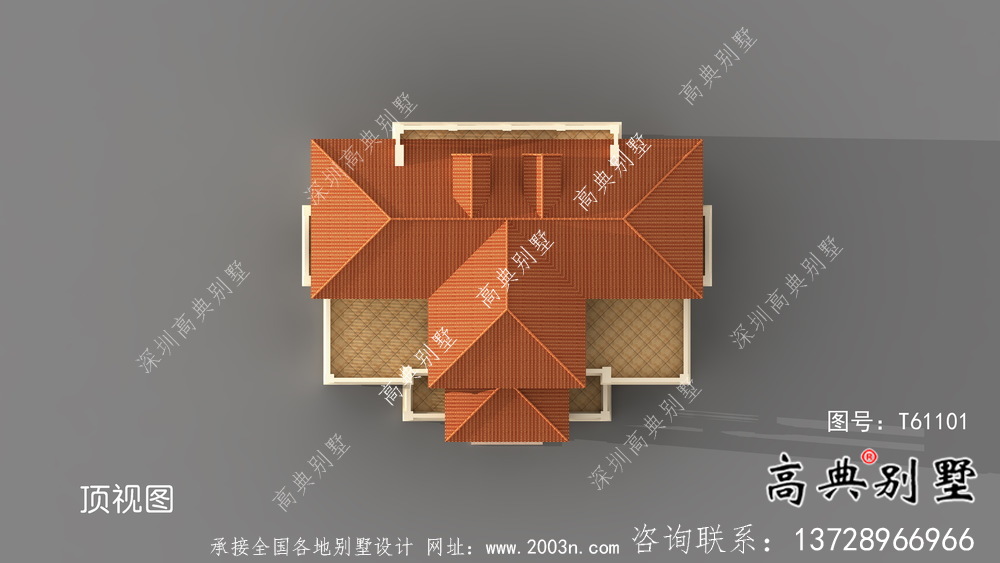 簡約大方復式歐式風格農村小別墅設計圖
