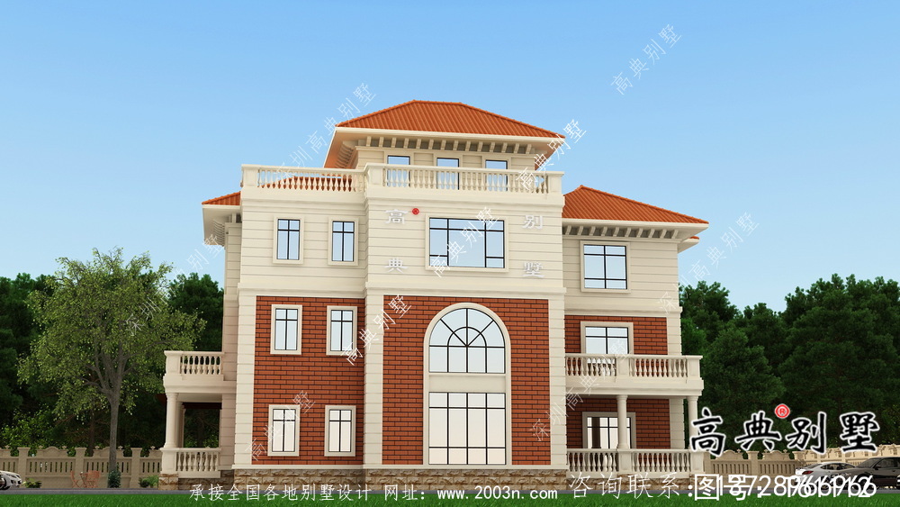 農(nóng)村實(shí)用基礎(chǔ)建設(shè)別墅施工圖紙及效果圖