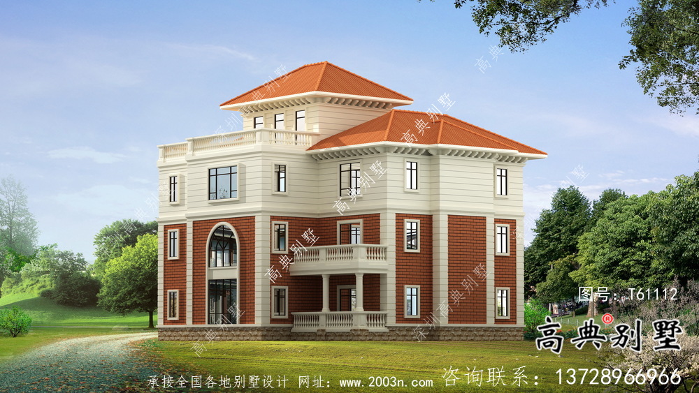 農(nóng)村實(shí)用基礎(chǔ)建設(shè)別墅施工圖紙及效果圖