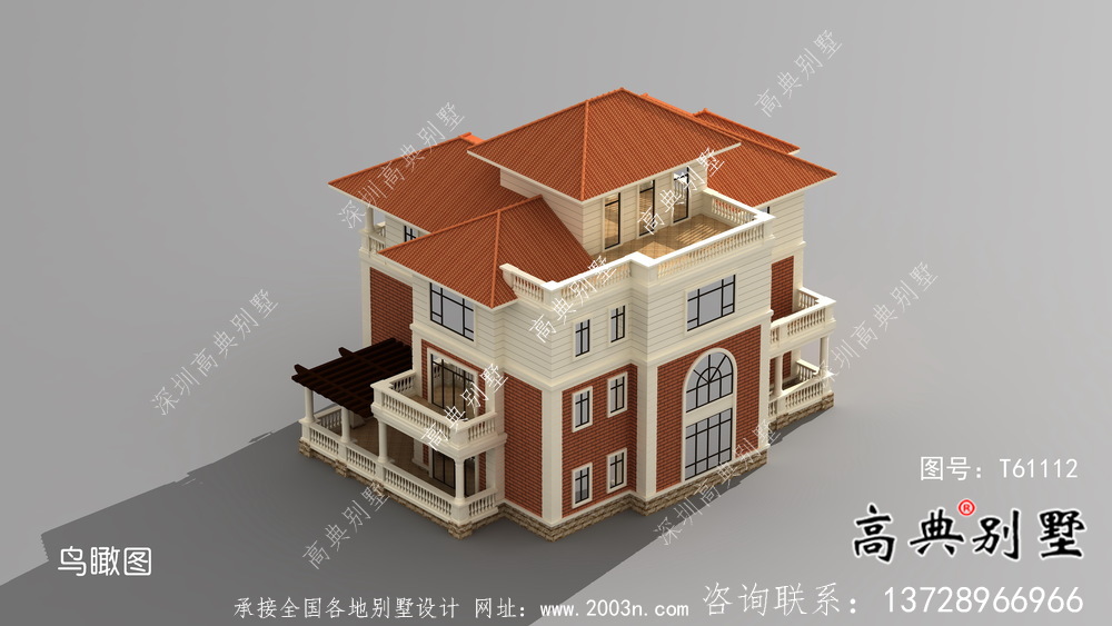 農(nóng)村實(shí)用基礎(chǔ)建設(shè)別墅施工圖紙及效果圖