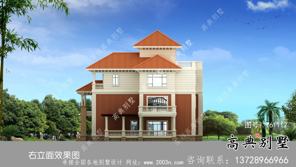農(nóng)村實(shí)用基礎(chǔ)建設(shè)別墅施工圖紙及效果圖