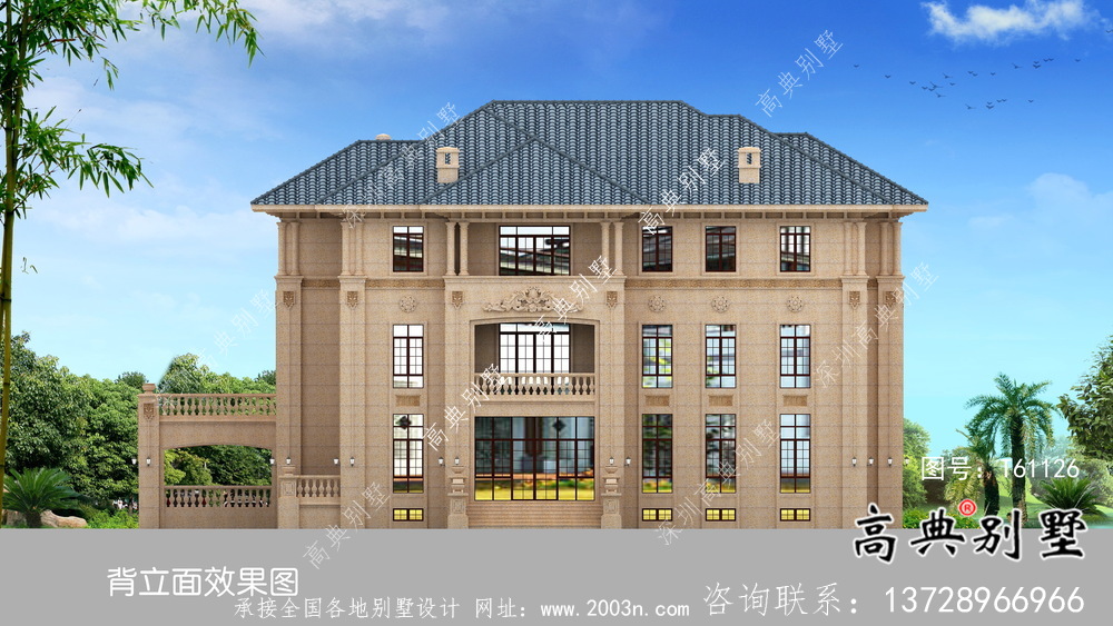 三層簡(jiǎn)約歐式意大利風(fēng)格別墅設(shè)計(jì)圖