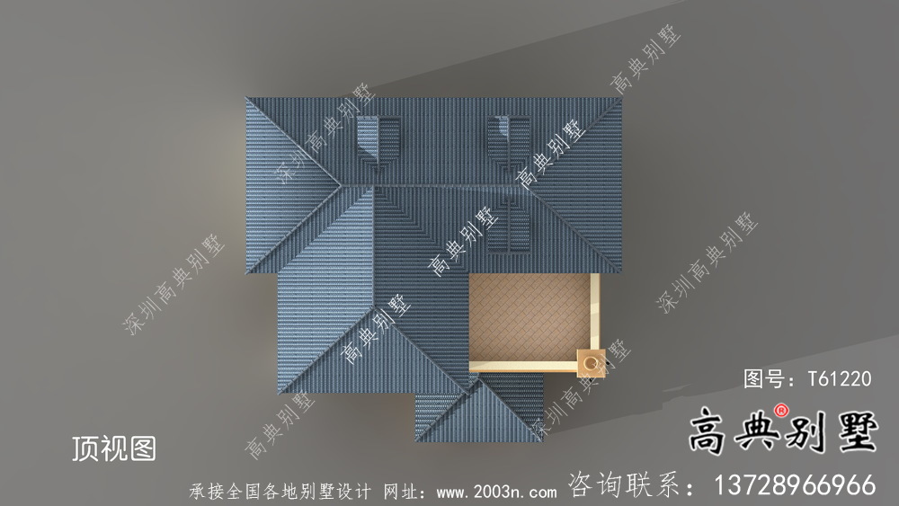 四層意大利風(fēng)格大方簡潔別墅設(shè)計(jì)效果圖