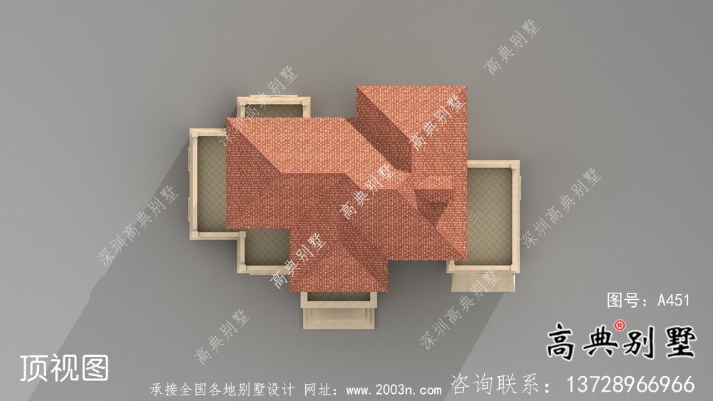農村高檔三層歐式別墅設計施工效果全套圖紙