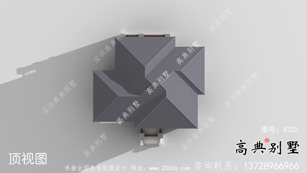 溫暖舒服兩層城鎮別墅計劃方案圖（含設計效果圖）