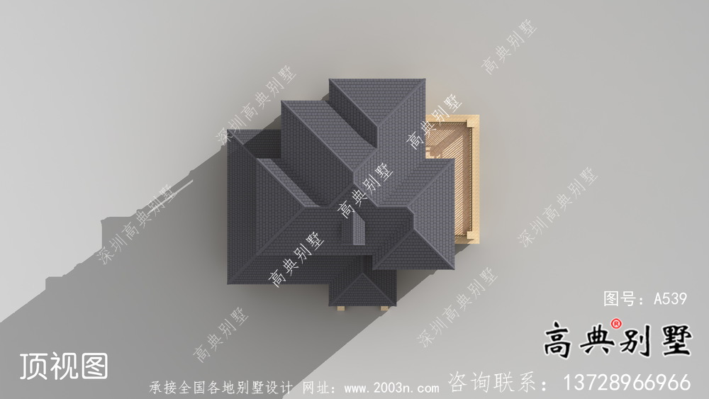 新農村歐式三層別墅自建別墅設計效果圖紙全套