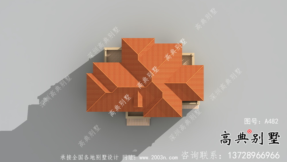 美觀實用的兩層帶車庫別墅設計圖，附有結構圖和效果圖