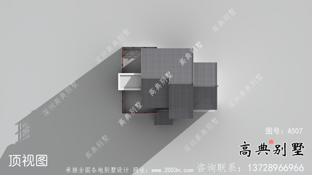 新中式簡約優雅三層別墅設計+結構圖
