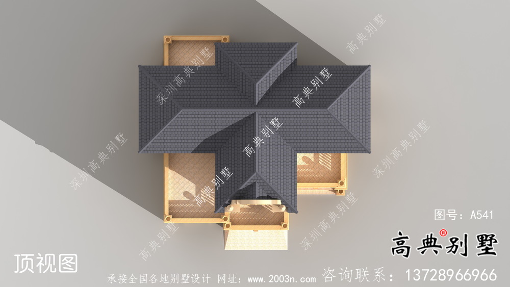 文雅整潔的新農村三層別墅建筑圖+結構圖