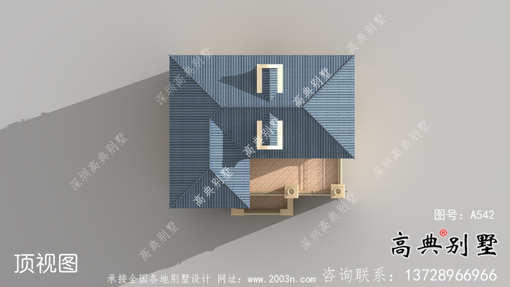 大方得體的農村三層別墅建筑圖+結構圖