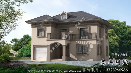 實用兩層農村歐式風格