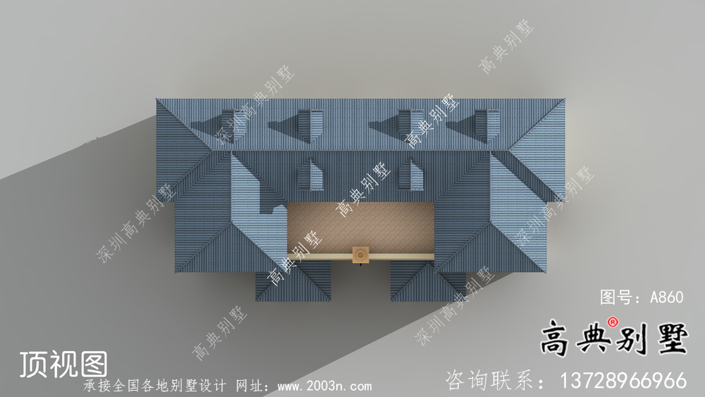 意大利風格雙拼四層新農村別墅設計套圖