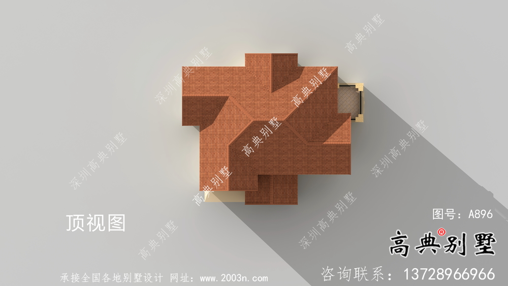 歐式田園風(fēng)二層別墅平面設(shè)計(jì)圖紙