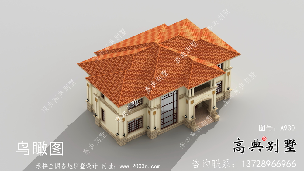 意大利風(fēng)格復(fù)式框架結(jié)構(gòu)兩層別墅設(shè)計(jì)圖