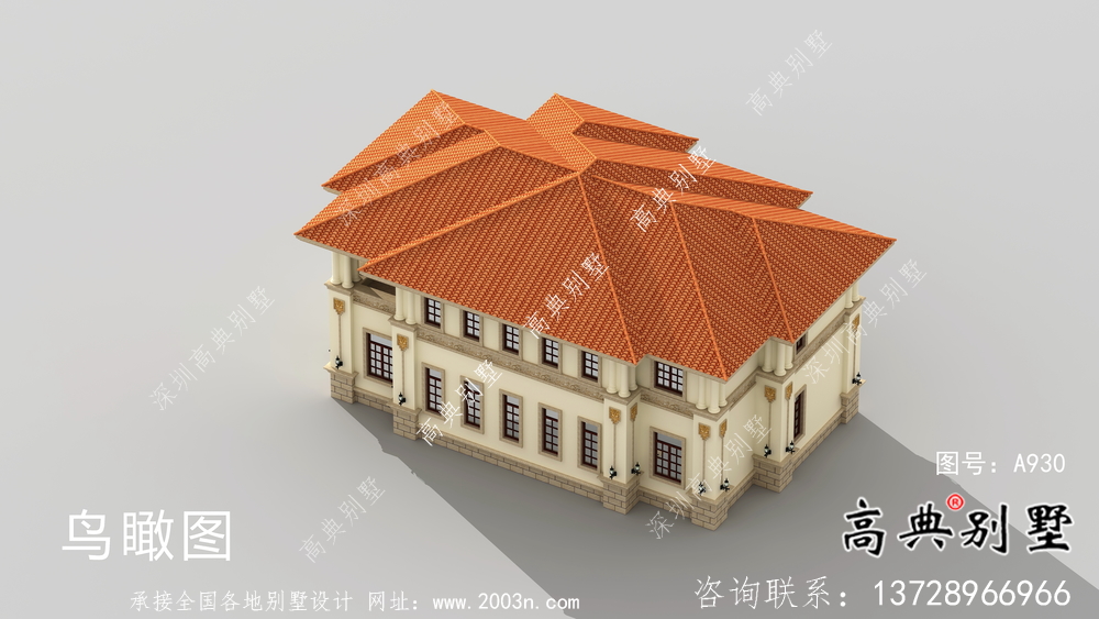 意大利風(fēng)格復(fù)式框架結(jié)構(gòu)兩層別墅設(shè)計(jì)圖