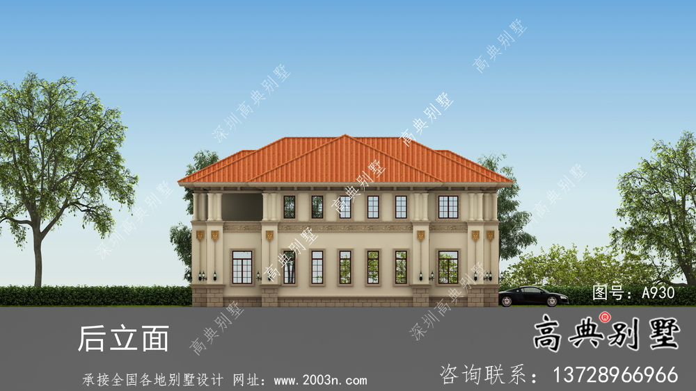 意大利風(fēng)格復(fù)式框架結(jié)構(gòu)兩層別墅設(shè)計(jì)圖