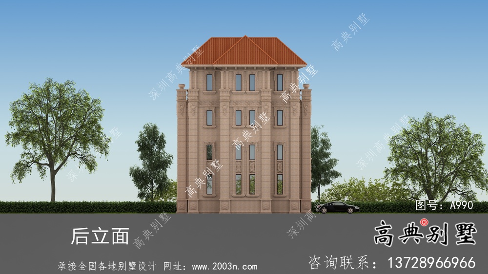 最好看的農村意大利風格四層別墅