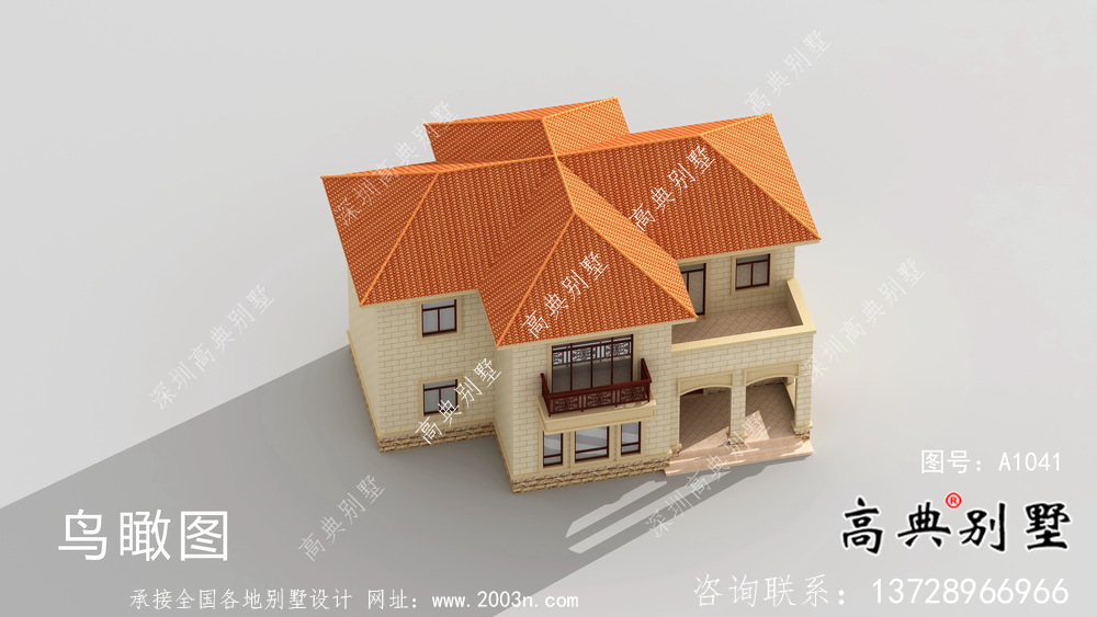 簡約實用歐式風格別墅設計圖及效果圖
