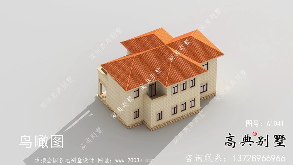 簡約實用歐式風格別墅設計圖及效果圖