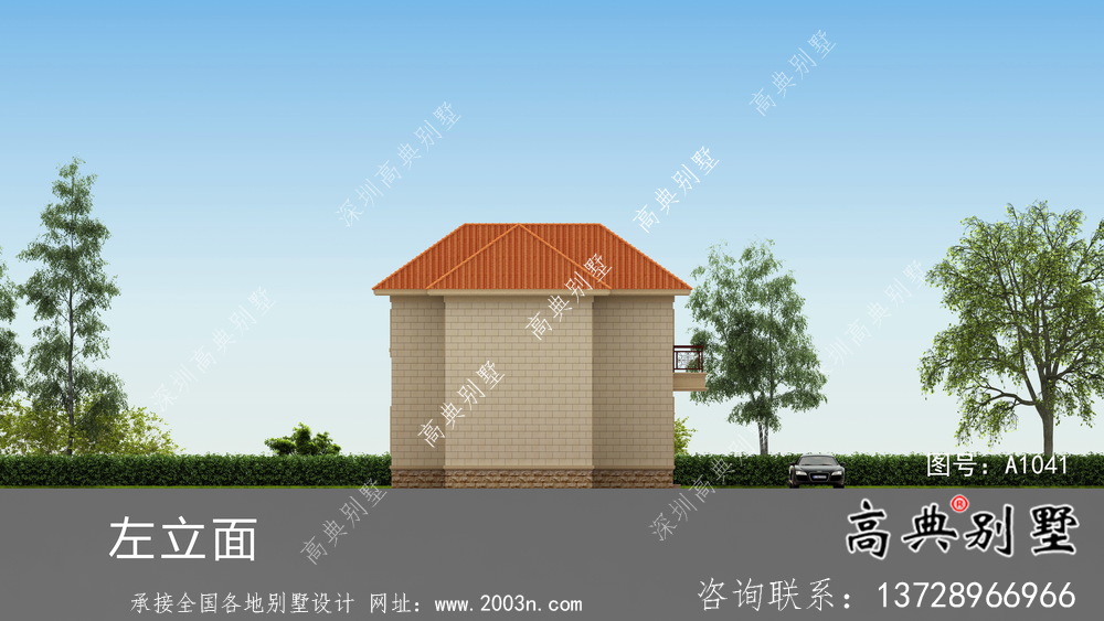 簡約實用歐式風格別墅設計圖及效果圖