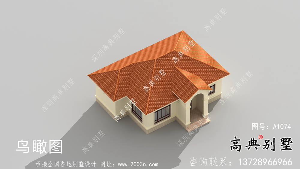 農村一層歐式別墅設計圖大全