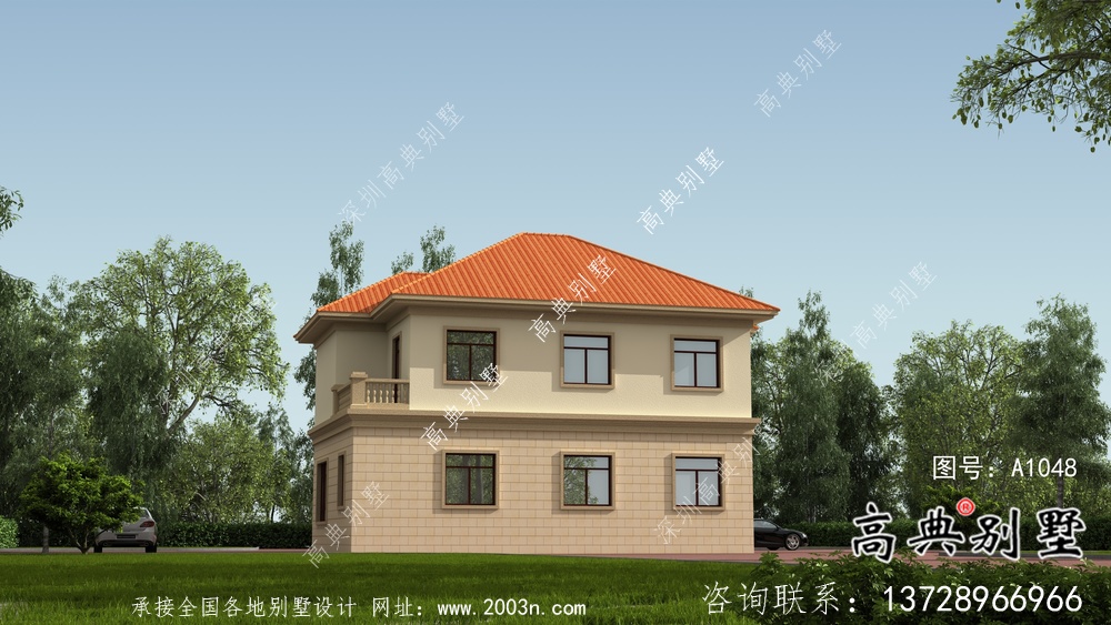 年度新款經濟實用歐式風格別墅設計圖