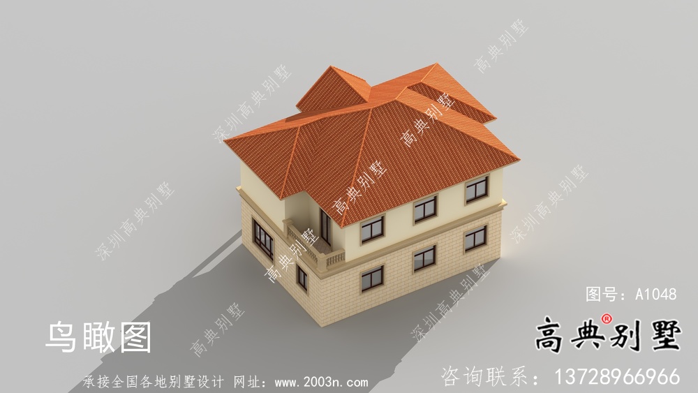 年度新款經濟實用歐式風格別墅設計圖