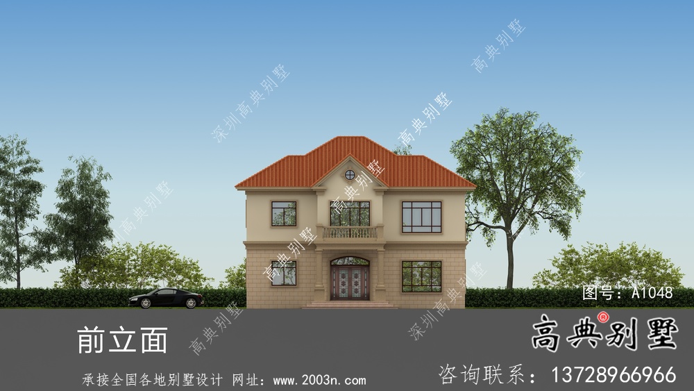 年度新款經濟實用歐式風格別墅設計圖