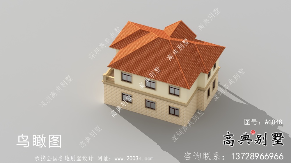年度新款經濟實用歐式風格別墅設計圖