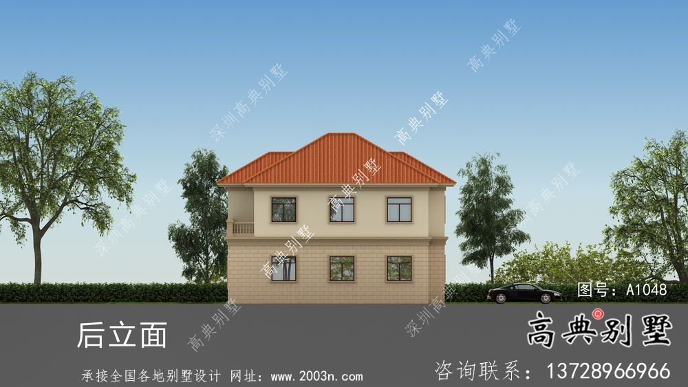 年度新款經濟實用歐式風格別墅設計圖