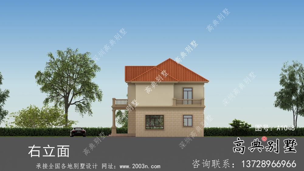 年度新款經濟實用歐式風格別墅設計圖