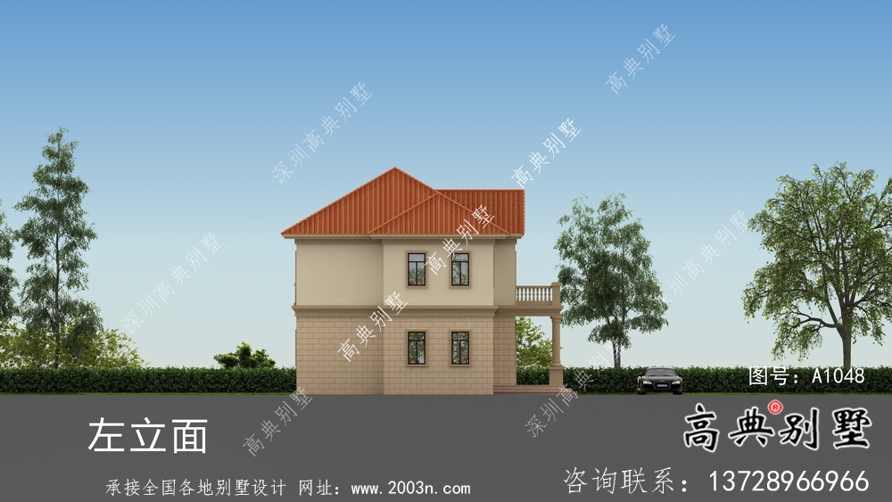 年度新款經濟實用歐式風格別墅設計圖