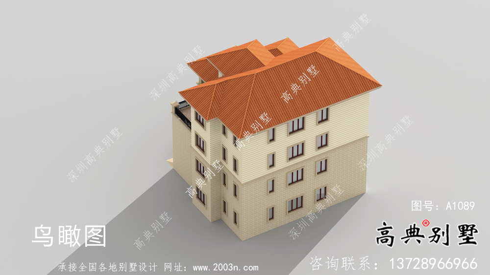 高貴氣質(zhì)帶車庫(kù)的復(fù)式別墅圖片大全