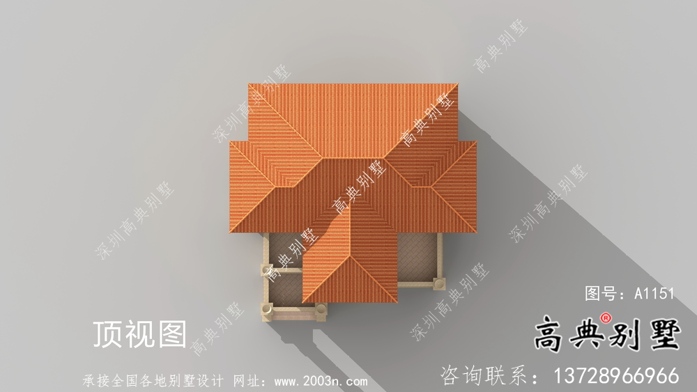 法式四層復式別墅設計圖紙