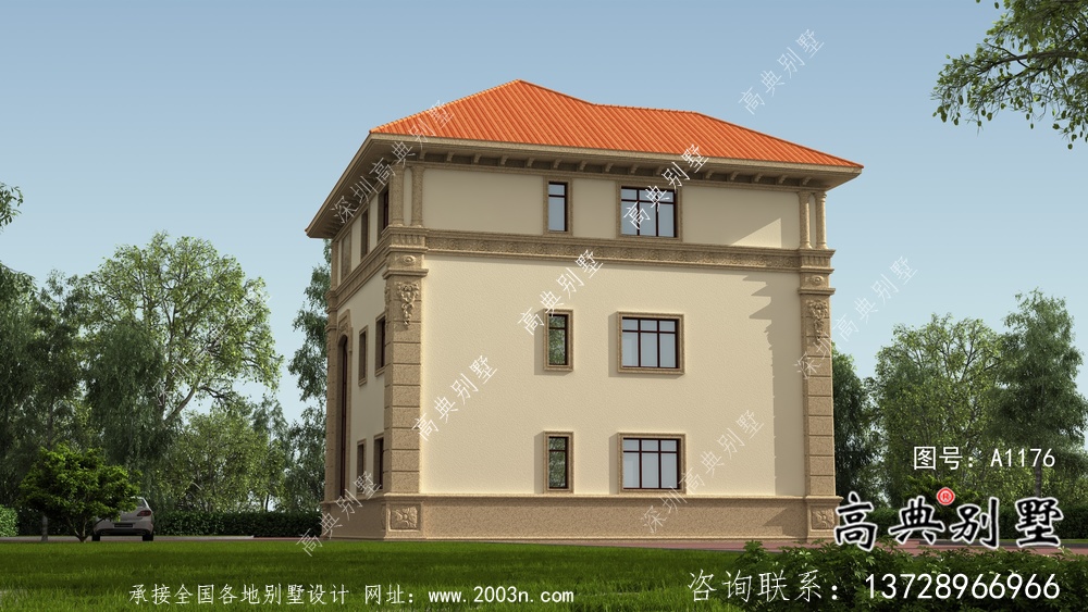 農村188平方米的小別墅設計圖大全