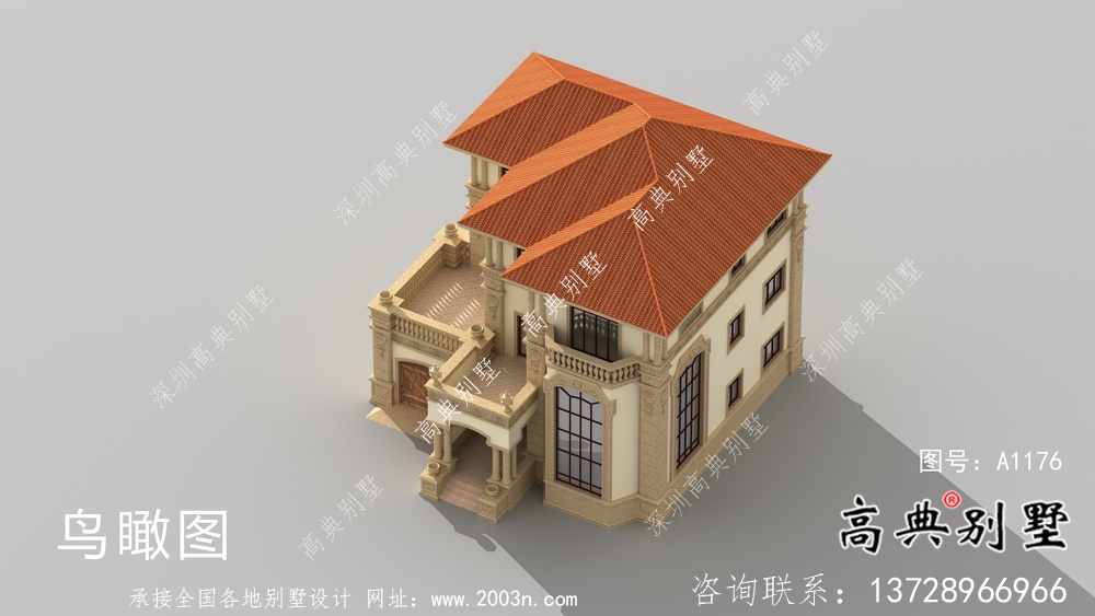 農村188平方米的小別墅設計圖大全