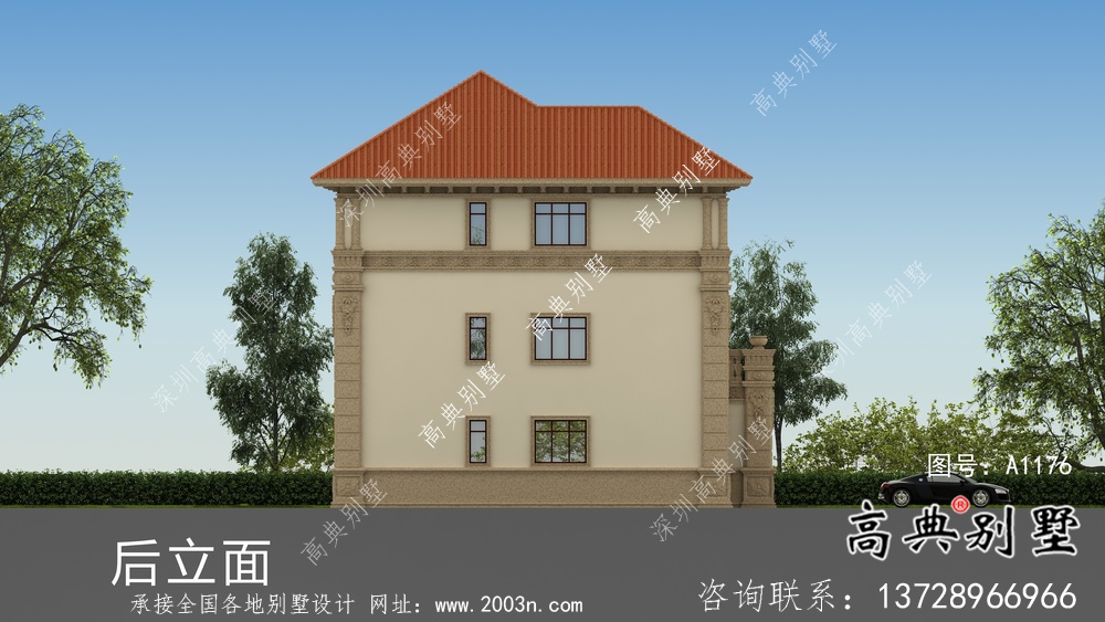 農村188平方米的小別墅設計圖大全