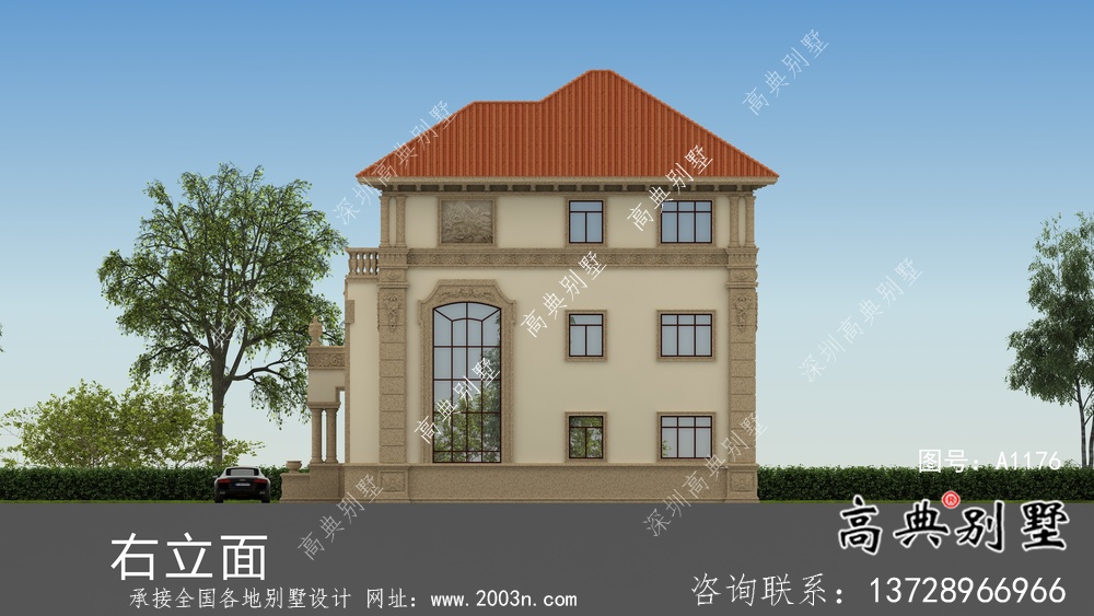 農村188平方米的小別墅設計圖大全