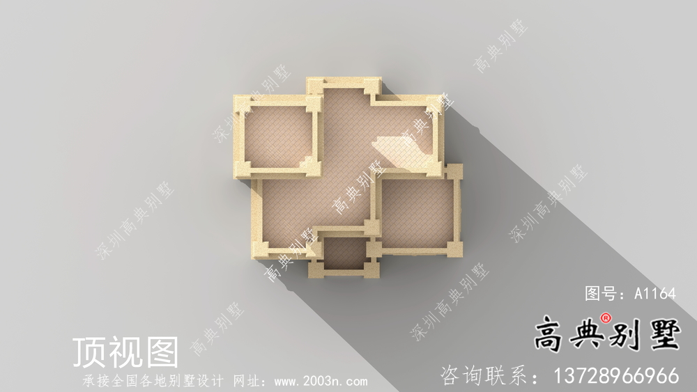 大露臺三層歐式別墅設計效果圖