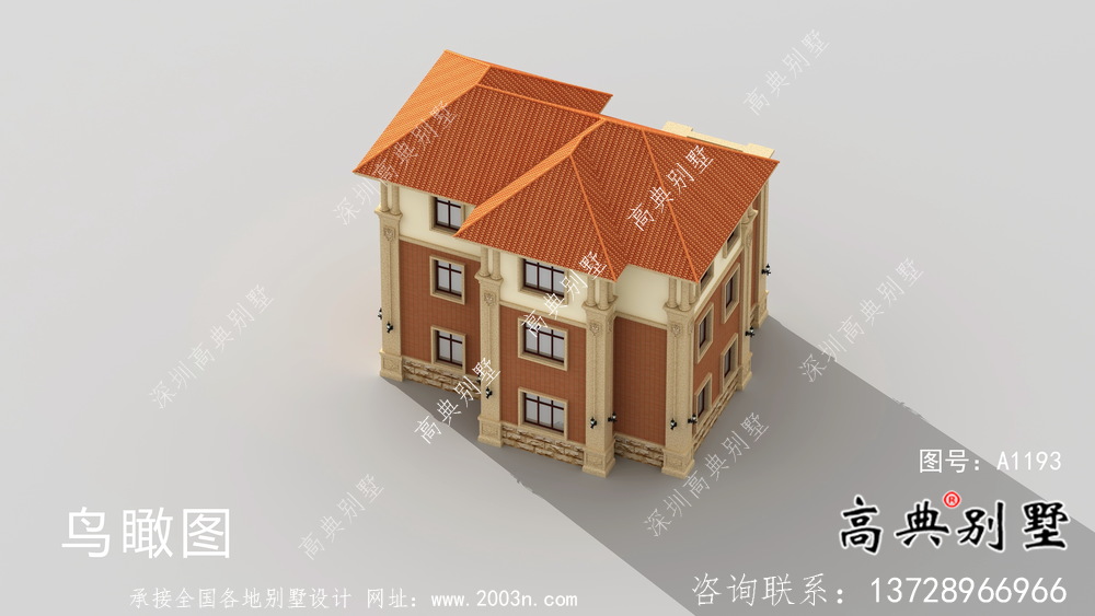 鄉(xiāng)村最漂亮的歐式133平米小別墅設(shè)計(jì)圖