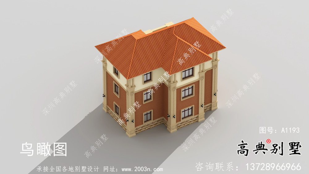 鄉(xiāng)村最漂亮的歐式133平米小別墅設(shè)計(jì)圖