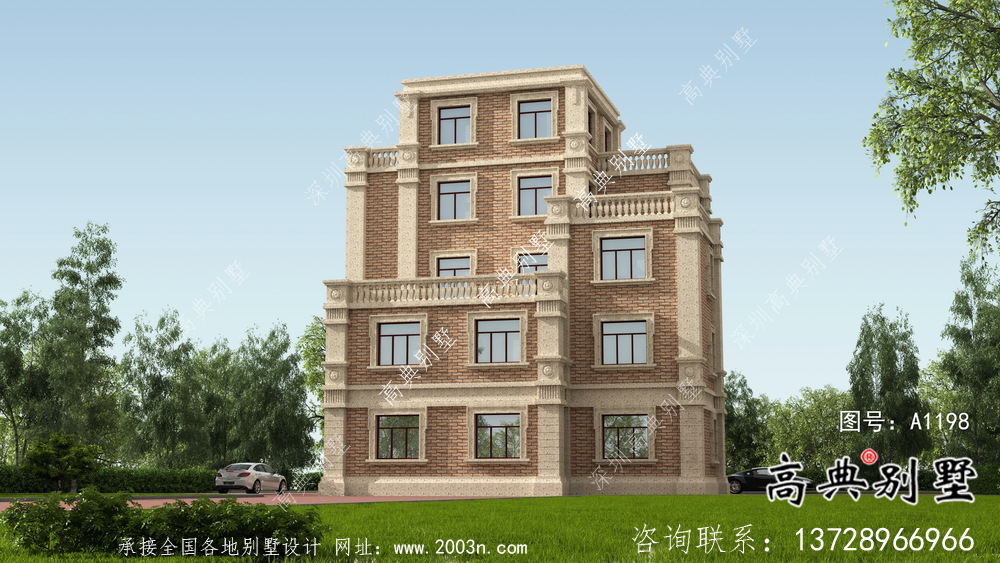 新型最合理的農(nóng)村歐式風(fēng)格別墅布局圖
