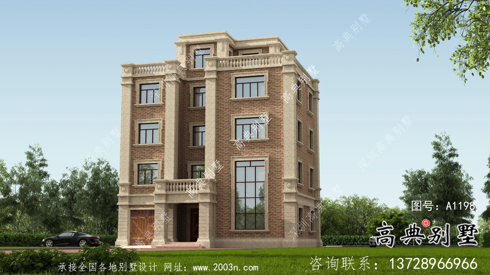 新型最合理的農(nóng)村歐式風(fēng)格別墅布局圖